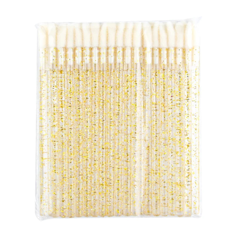 Lanjinglin 5/50 Pcs Lip Brush Reusable Makeup Brushes Lipstick Applicator Wands Eyelashes Extension Tool Beauty Accessories