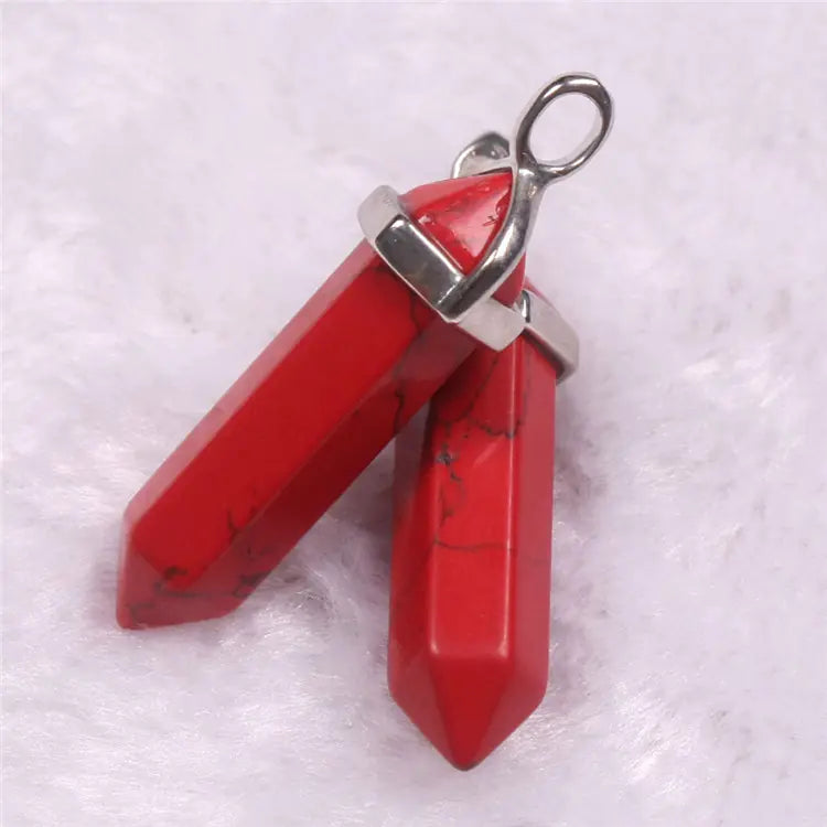 Style Loft Collection Natural Stone Crystal Agate Pendant