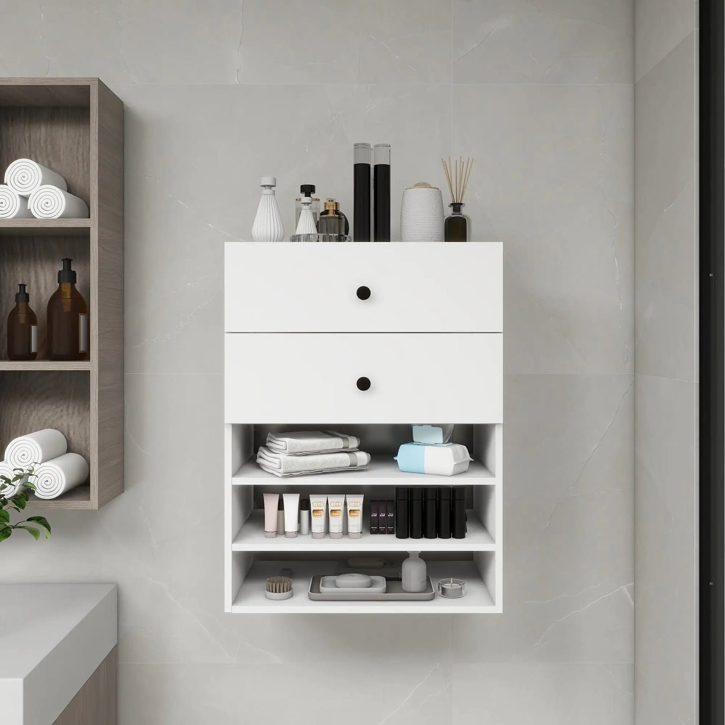 Style Loft Collection Wooden Closet Organizer System