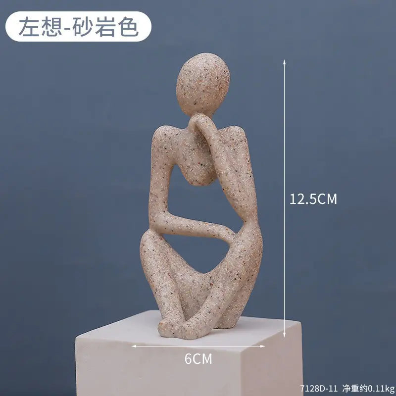 Style Loft Collection Abstract Art Thinking Figurine