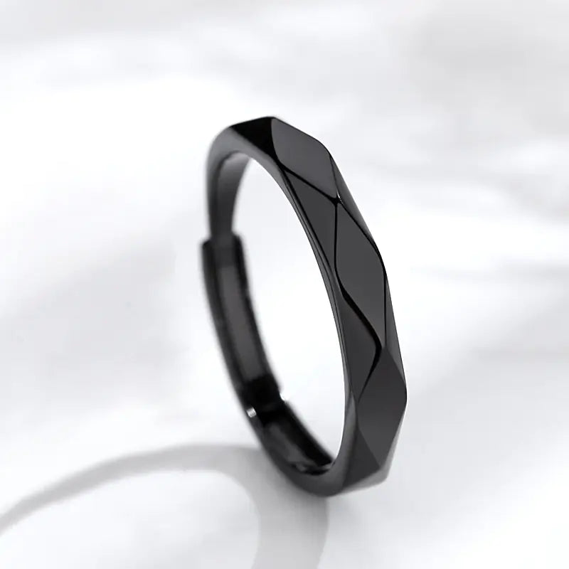 Style Loft Collection Geometric Diamond Couple Rings