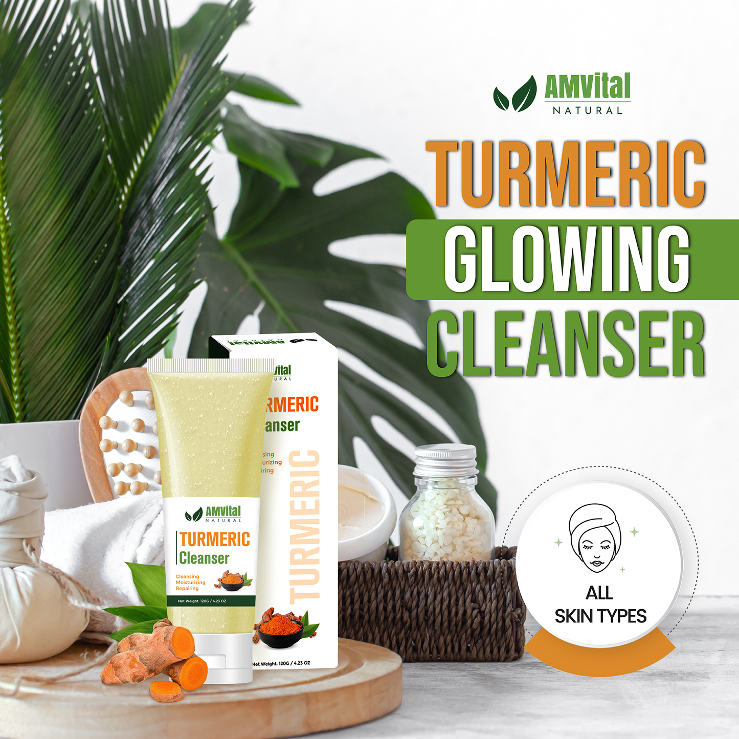 AMVital Turmeric Gel Cleanser