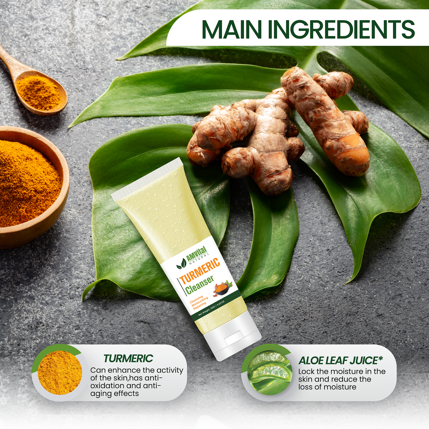 AMVital Turmeric Gel Cleanser
