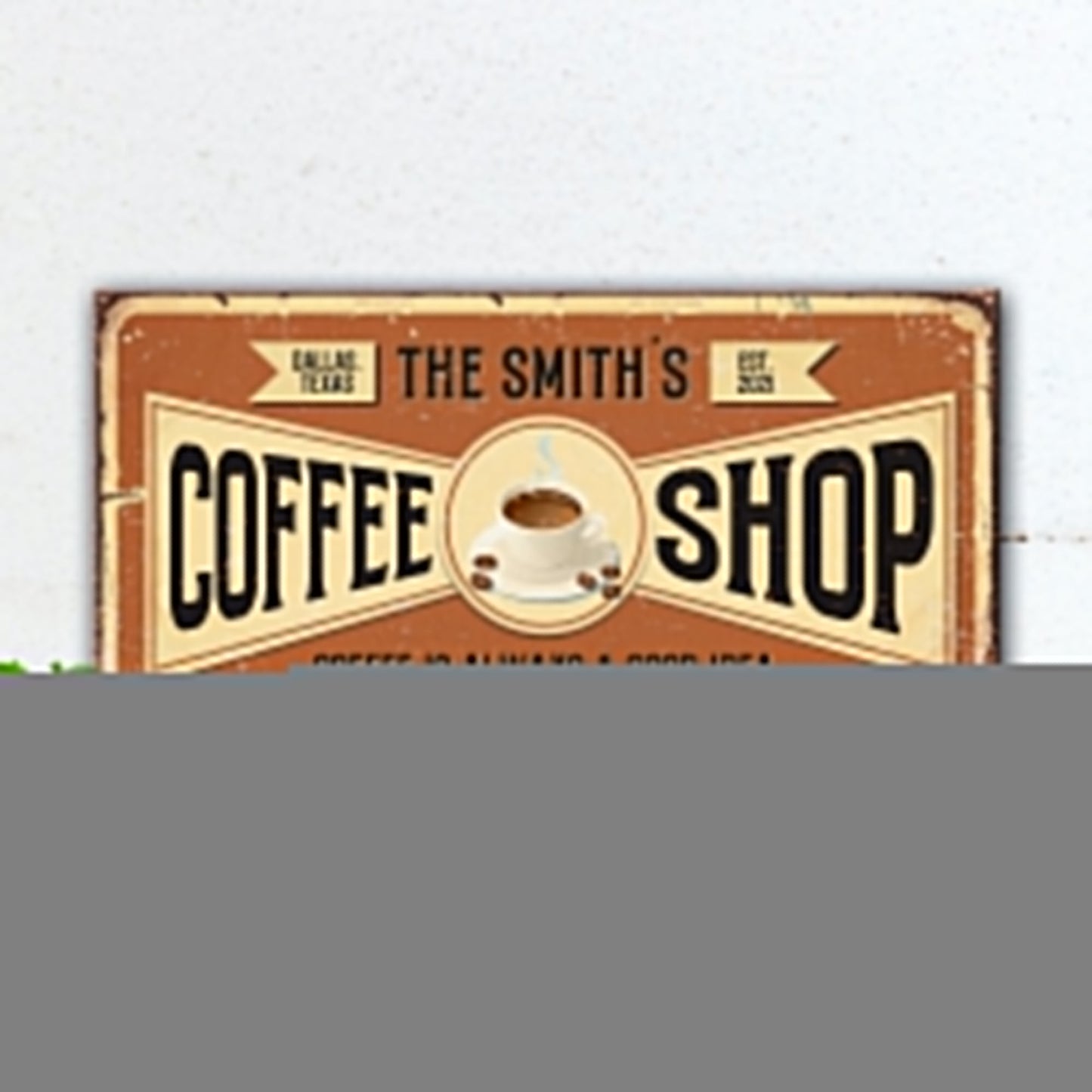 Coffee Shop Sign IV