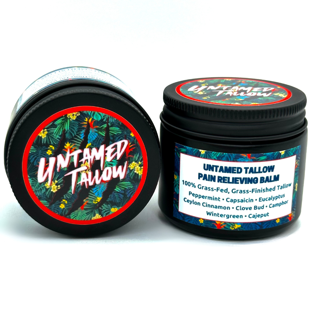 Untamed Tallow Pain Relief Balm - Muscle & Joint Balm- 2oz
