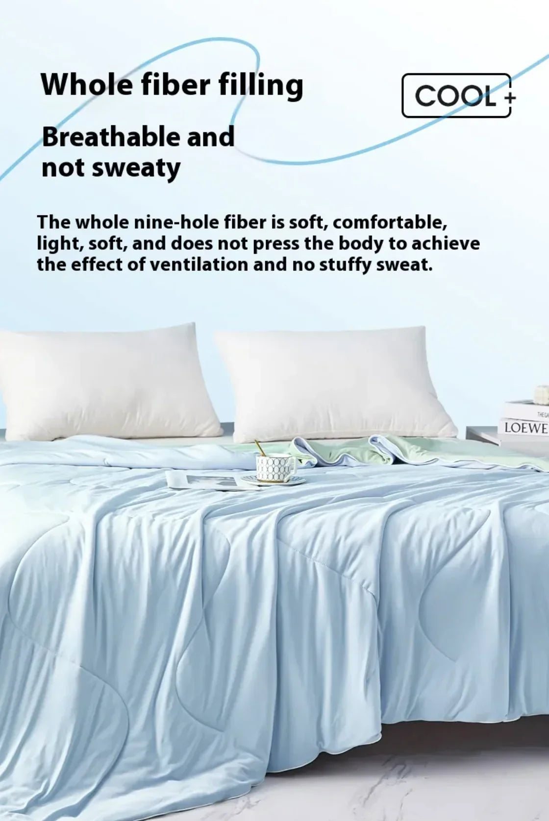 Style Loft Collection Ice Silk Summer Blanket