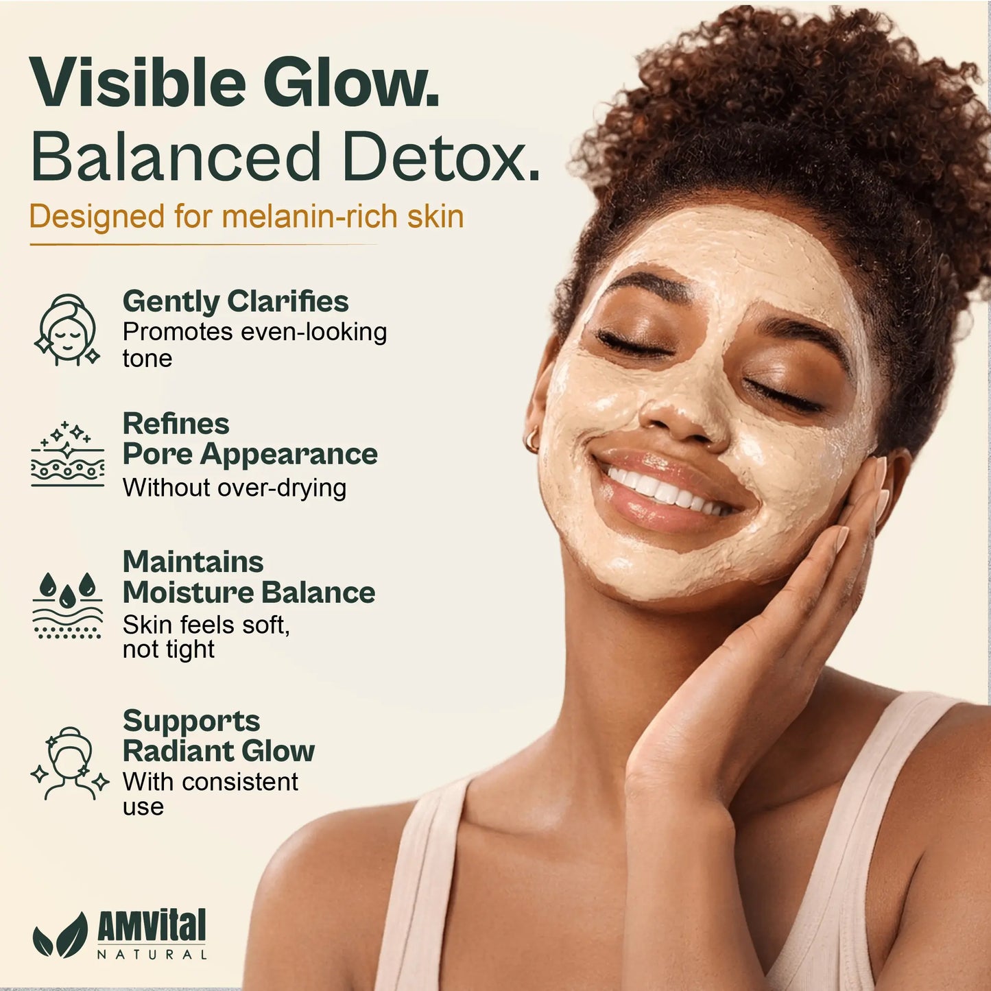 AMVital Turmeric Vitamin C Clay Mask