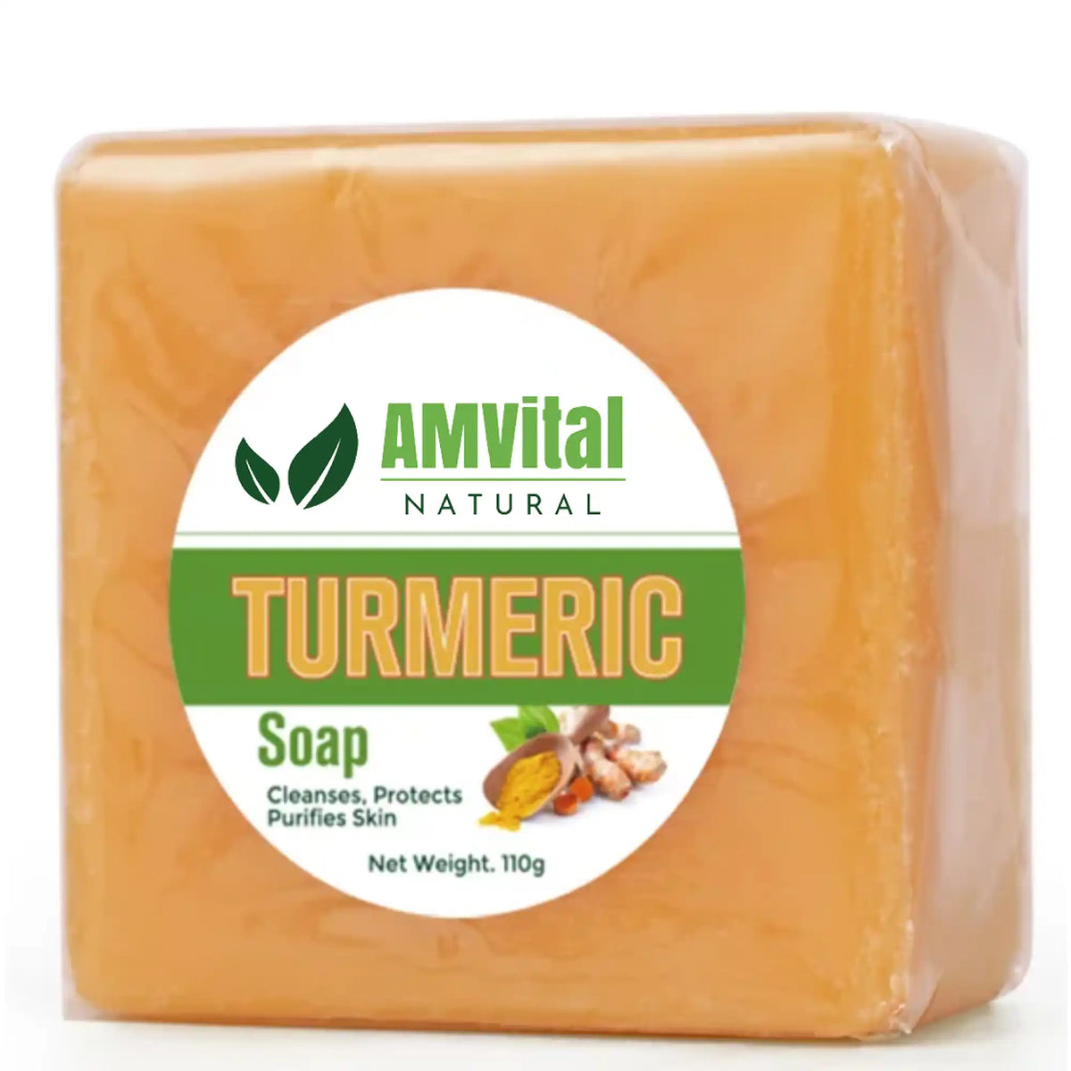 Turmeric Soap Bar for Glowing Clear Skin (2-Pack)
