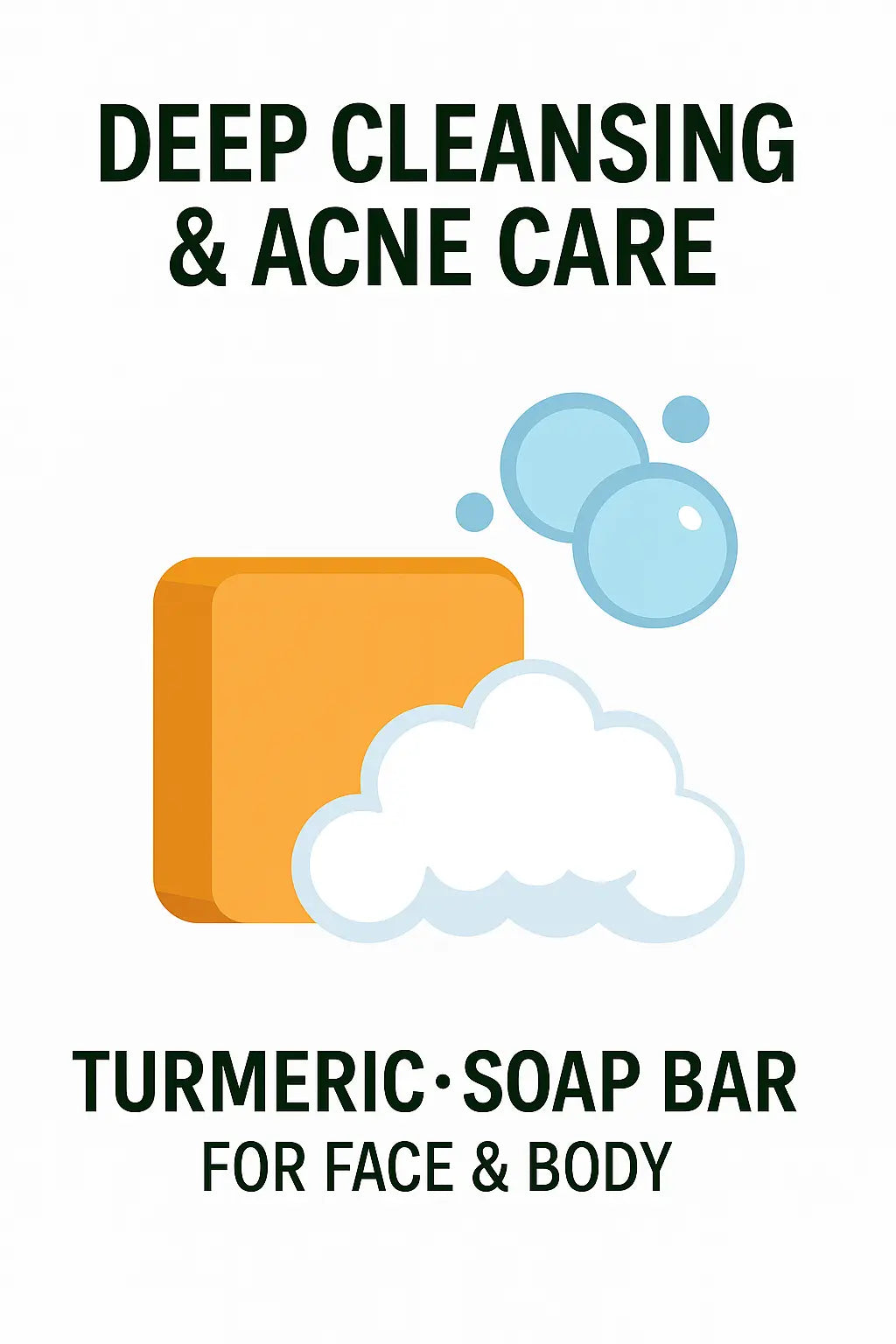 Turmeric Soap Bar for Glowing Clear Skin (2-Pack)
