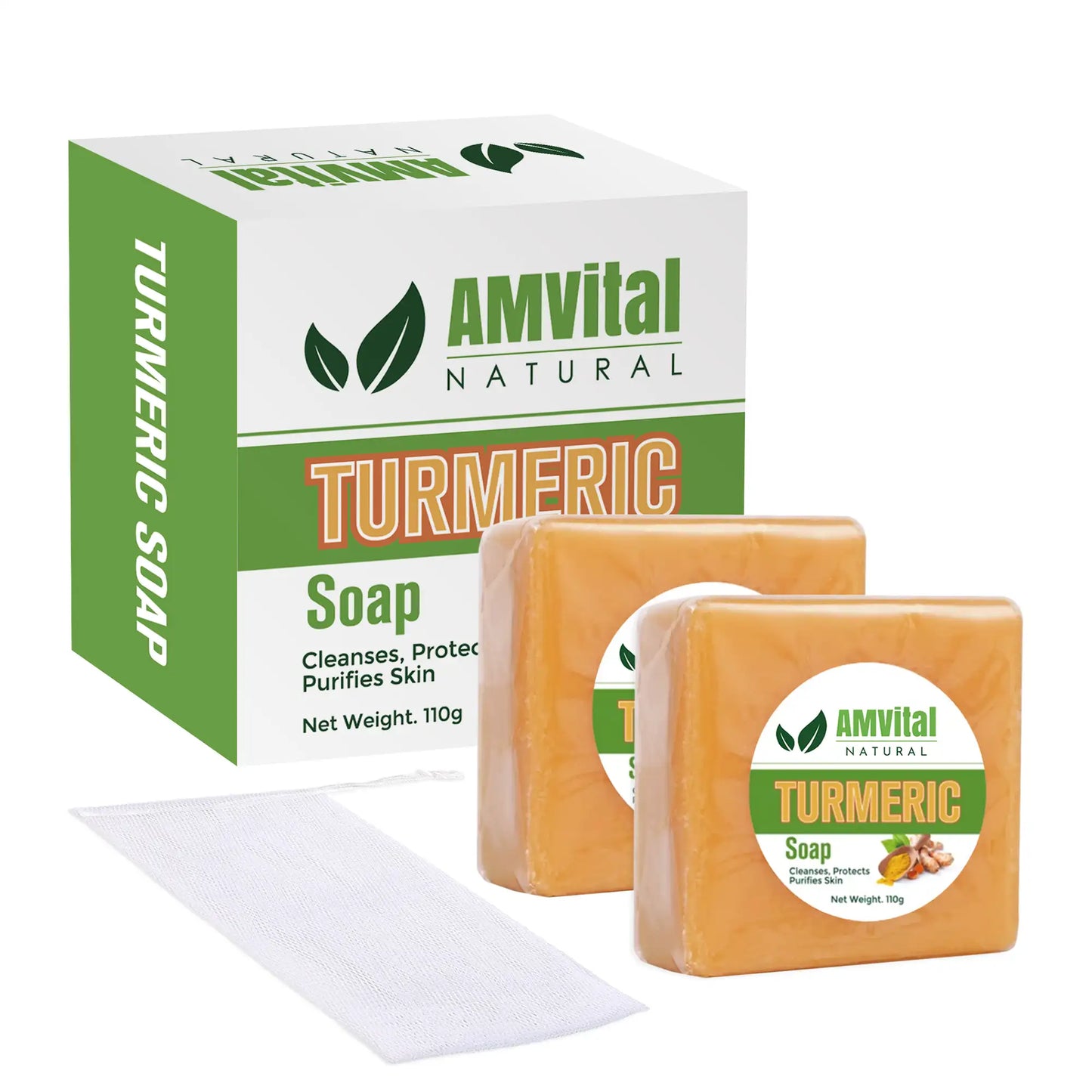 AMVital Turmeric Soap Bar for Face & Body