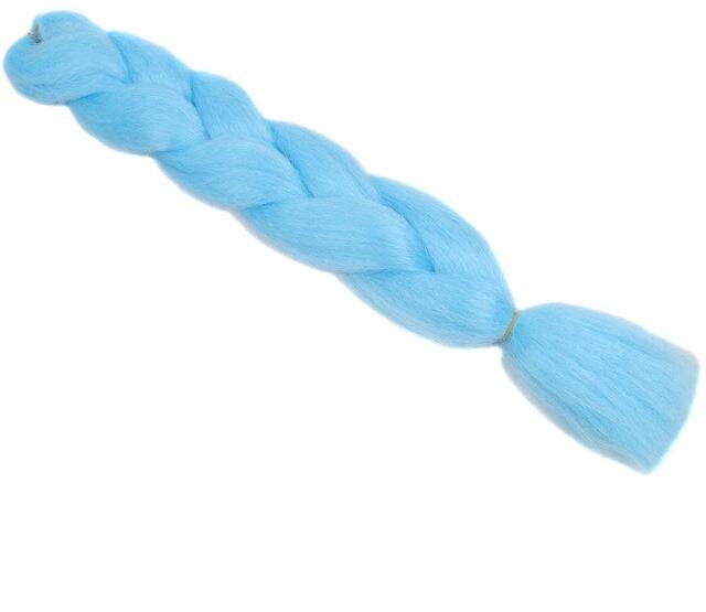Synthetic Braiding Hair - Glow in the Dark 24in