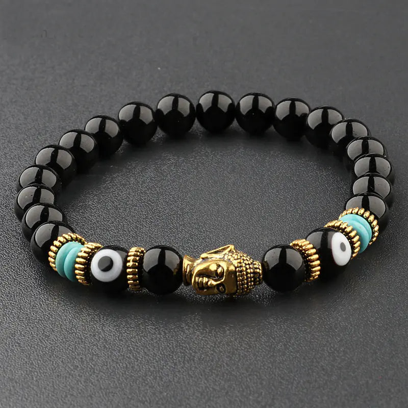Style Loft Collection Agate Lava Stone Charm Bracelet