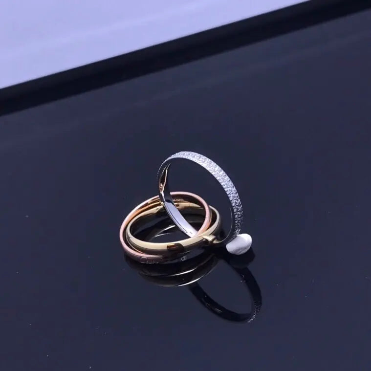 Style Loft Collection Tri-Color Ring Set