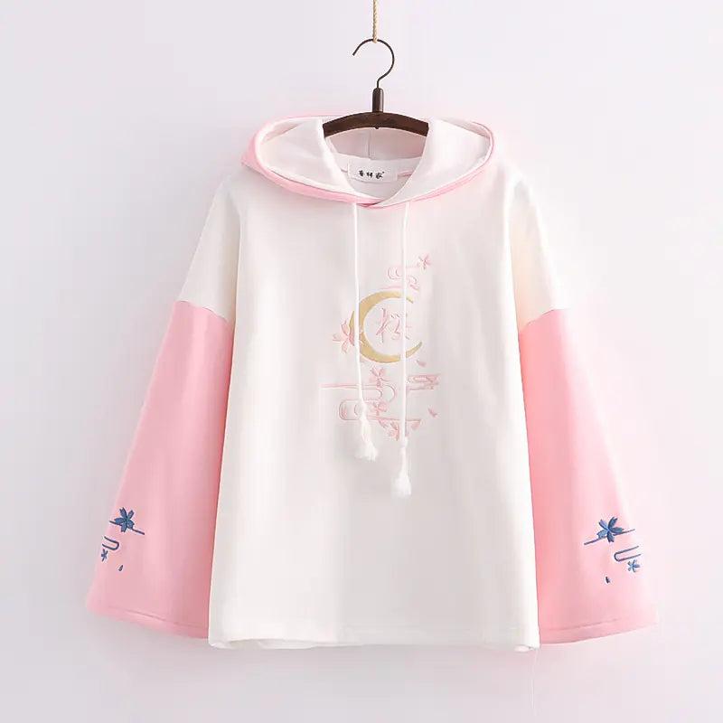 Style Loft Collection Calligraphy Hooded Sweater