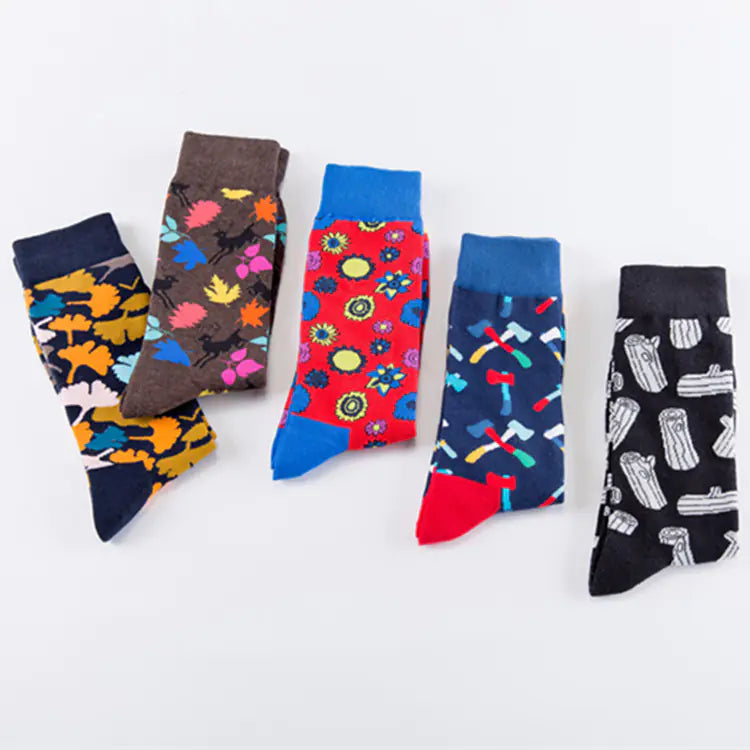 Style Loft Collection Hand Sewn Nature Lovers Fun Forest Socks