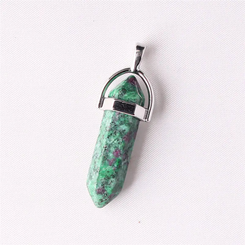 Style Loft Collection Natural Stone Crystal Agate Pendant