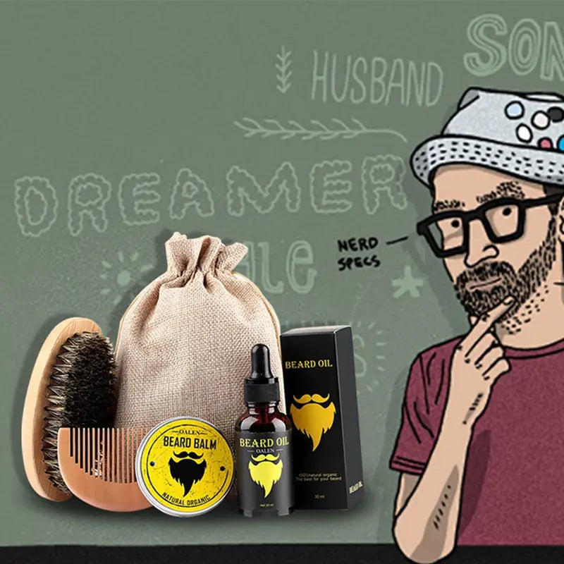 Style Loft Collection Four Piece Beard Care Set