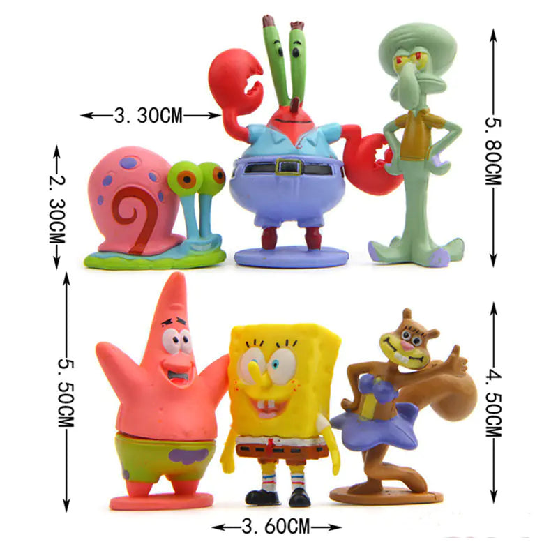 Style Loft Collection x SpongeBob and Friends Action Figures (6 or 8 Styles)