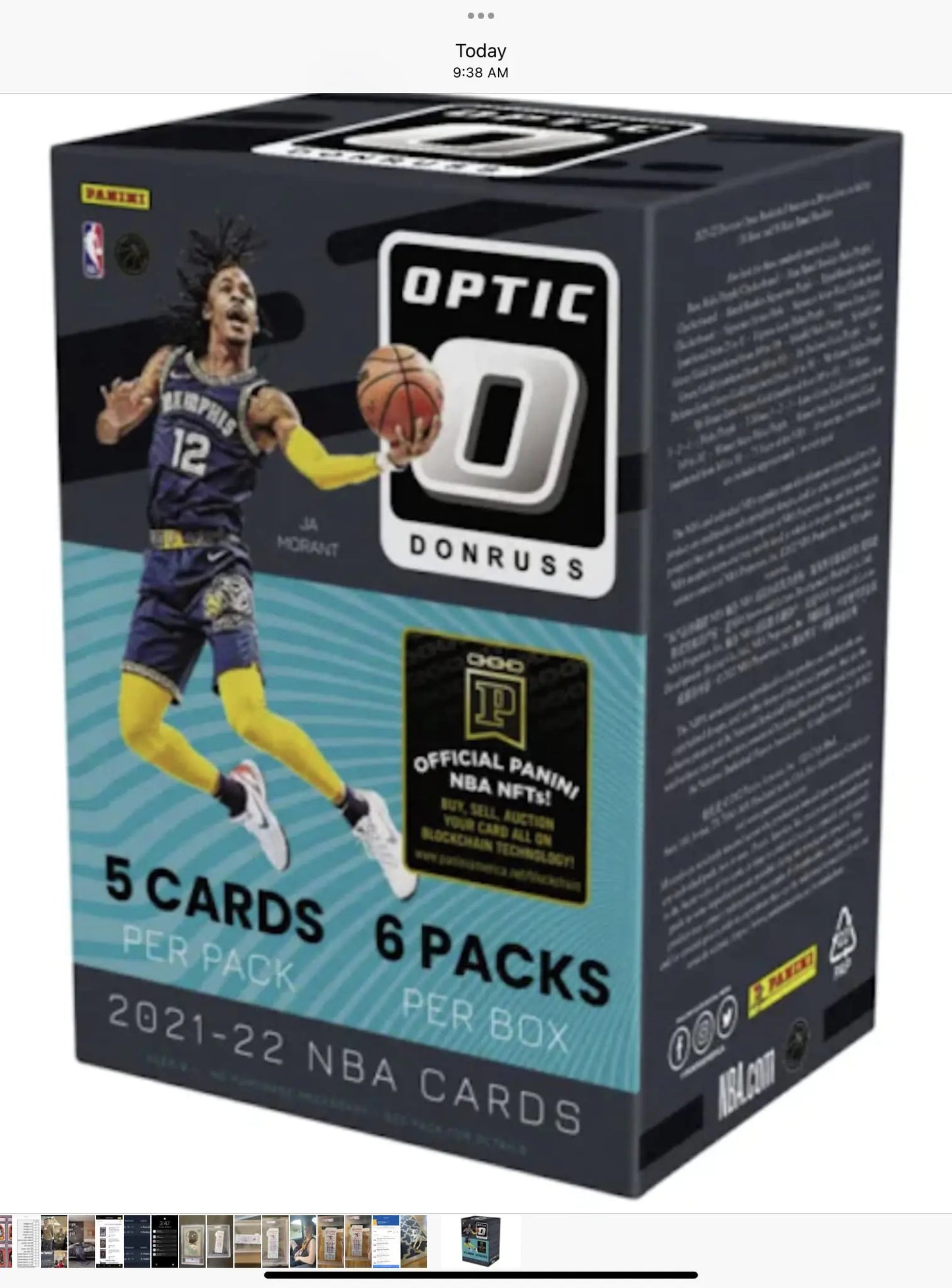 Style Loft Collection x Panini Donruss Optic Factory Sealed Blaster Box - 30 Trading Cards Per Box