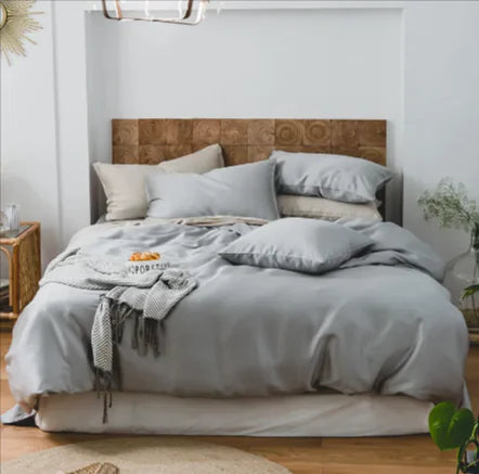 Style Loft Collection Ice Silk Tencel Fiber 4-Piece Bedding Set