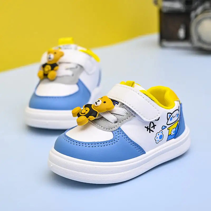 Style Loft Collection Bubblegum Bear Leather Sneakers