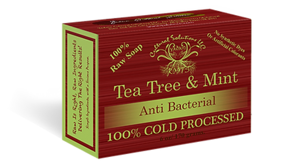 100% Raw Soap Bar, 6 oz