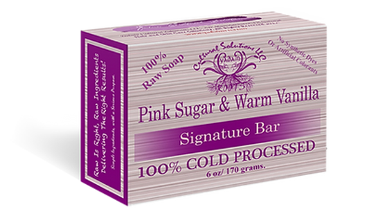 100% Raw Soap Bar, 6 oz