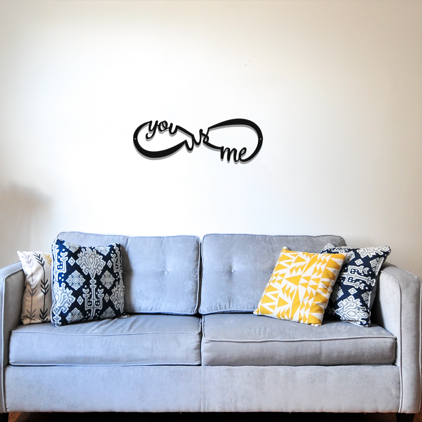 You Me and Us Infinity - Metal Wall Art | Home Decor | Kitchen + Metal