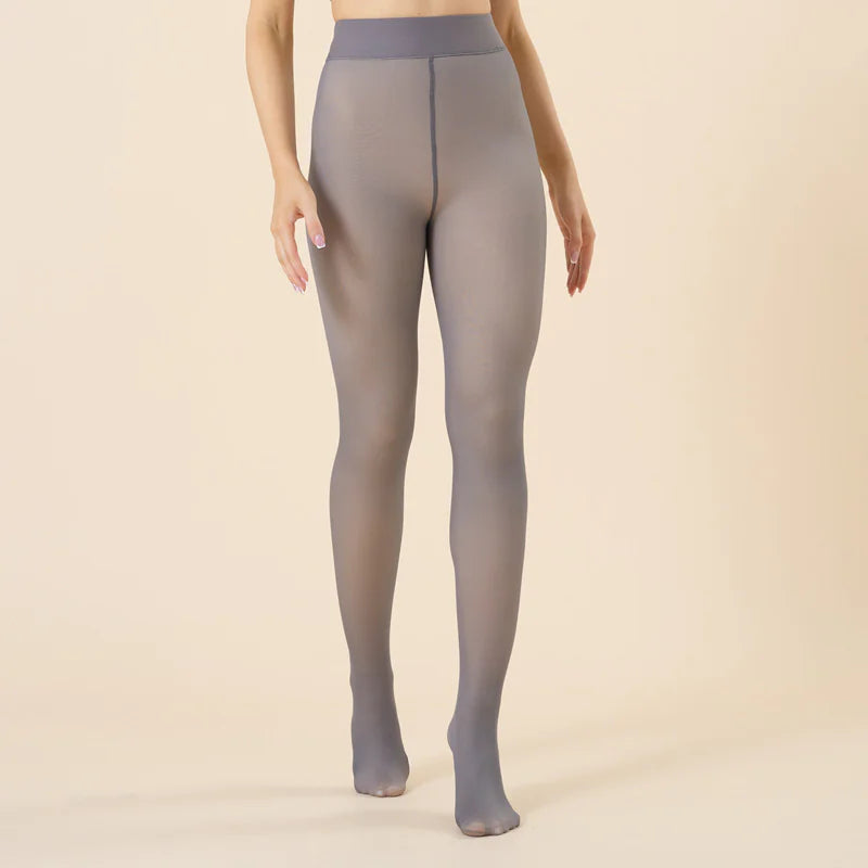 Women's Transparent Pantyhose One line crotch women tights