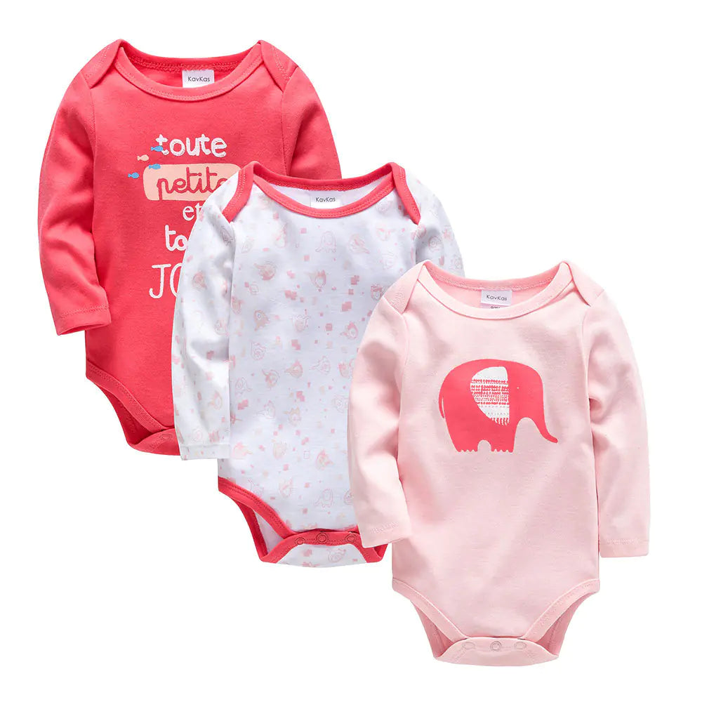 Style Loft Collection BabyStyle Mon Beau Sac Cuddly Cartoon Long-Sleeve 3 Piece Set Onesies