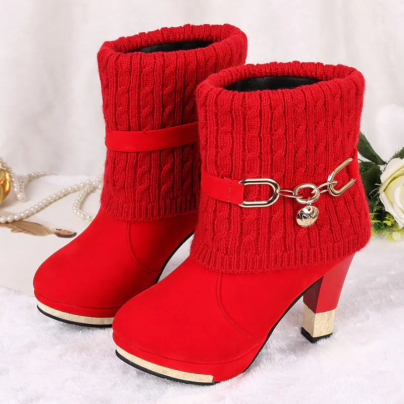 Style Loft Collection Saint-Jean-de-Maurienne Mid-Calf Suede Boots
