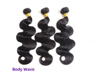 Human wig hair curtain50g Human Hair Extension Bundles Body
