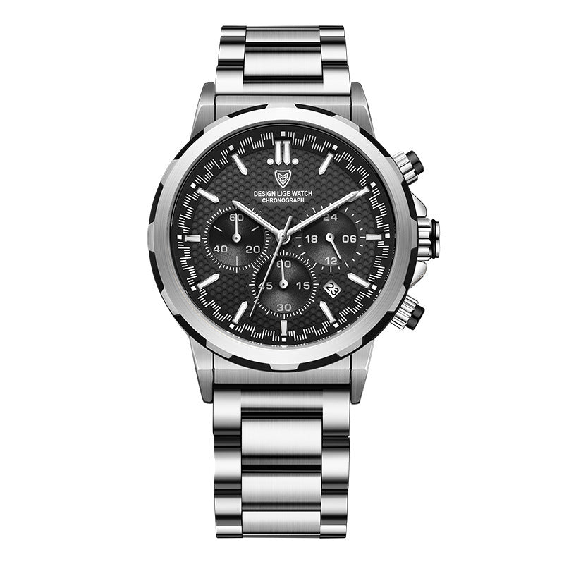 Classic Multifunction Steel Watch