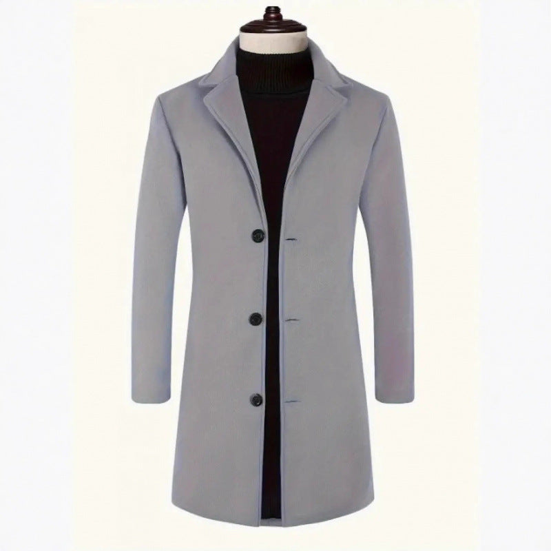 Men's Loose And Comfortable Trench Coat