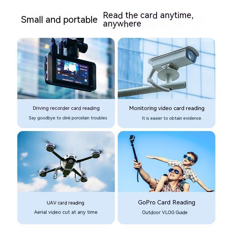 Multi-Function TF to Type-C Memory Card Reader
