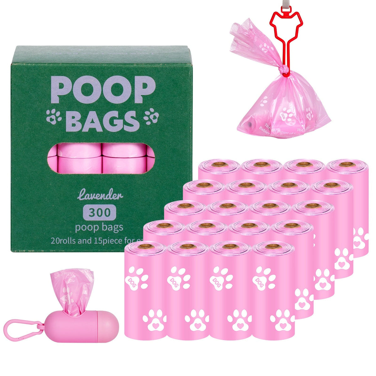 Handle Dog Waste Bag EPI Vest Poop Picking Bags Degradable Cat Litter Bag
