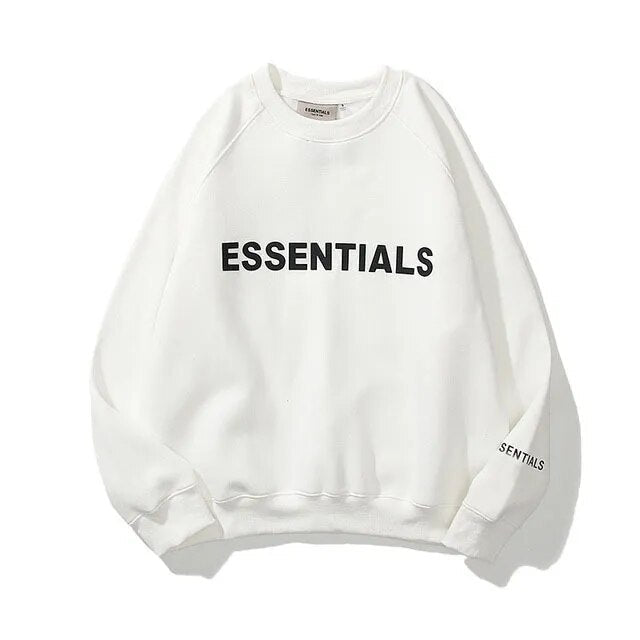 Essentials Hoodie Women and Men Reflective Letters