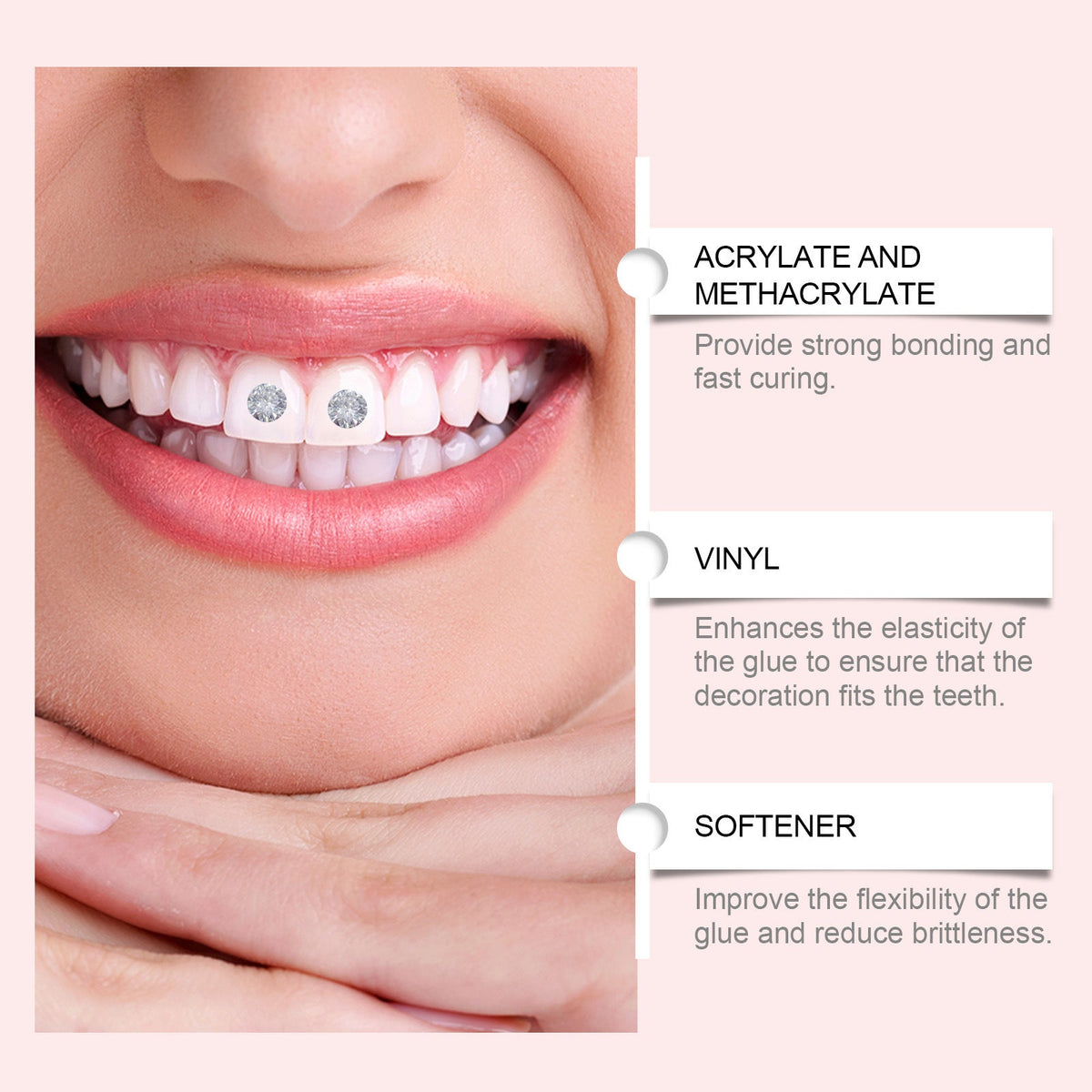 Tooth-decoration Rhinestone Create Smile DIY Decoration Suit