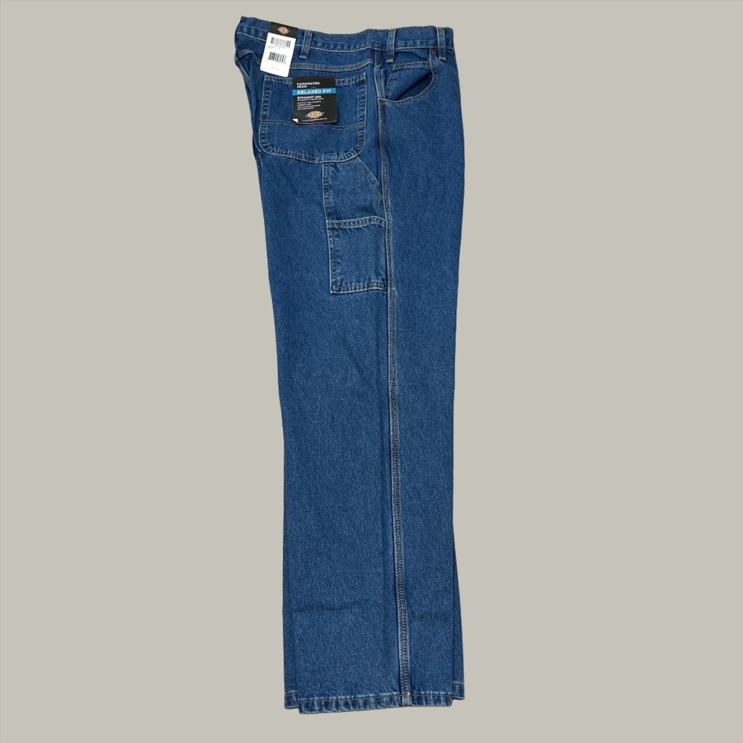 DICKIES Relaxed Fit Carpenter Jean Mns Sz 40X30 Stonewashed Indigo Blue 19294SNB