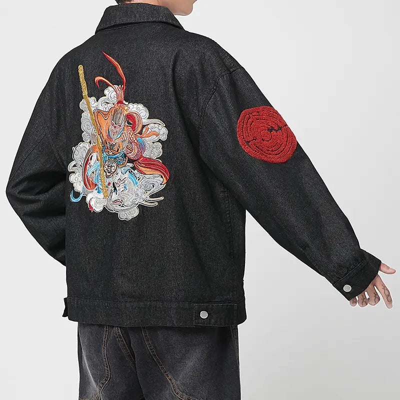 Style Loft Collection Prajna Embroidered Denim Jacket