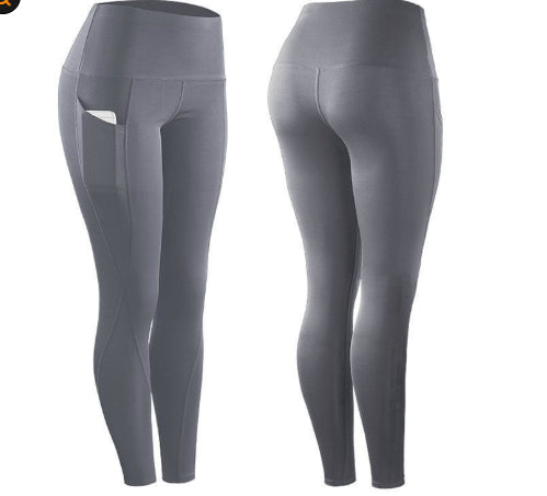 Women Compression Skinny Fitness Leggings Women Stretch Sportswear Casual Leggings Pants with Pocket