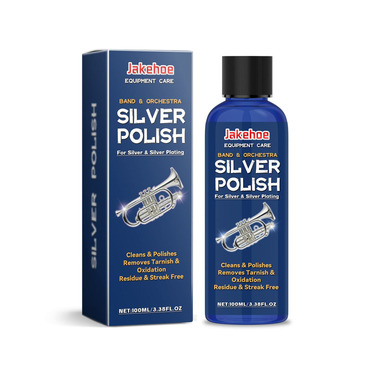 Jakehoe Silver Polishing Agent For Silver Jewelry Cleaning Stains, Daily Maintenance, Polishing, And Refurbishing Cleaner