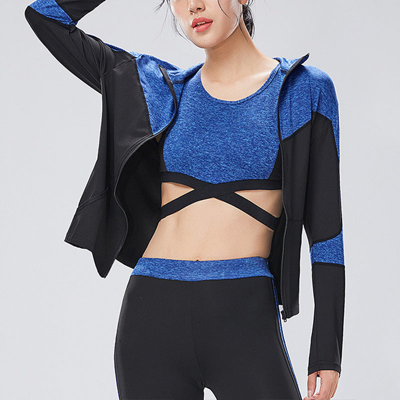 Quick-Drying Women's Long-Sleeved Sports Jacket & Tights