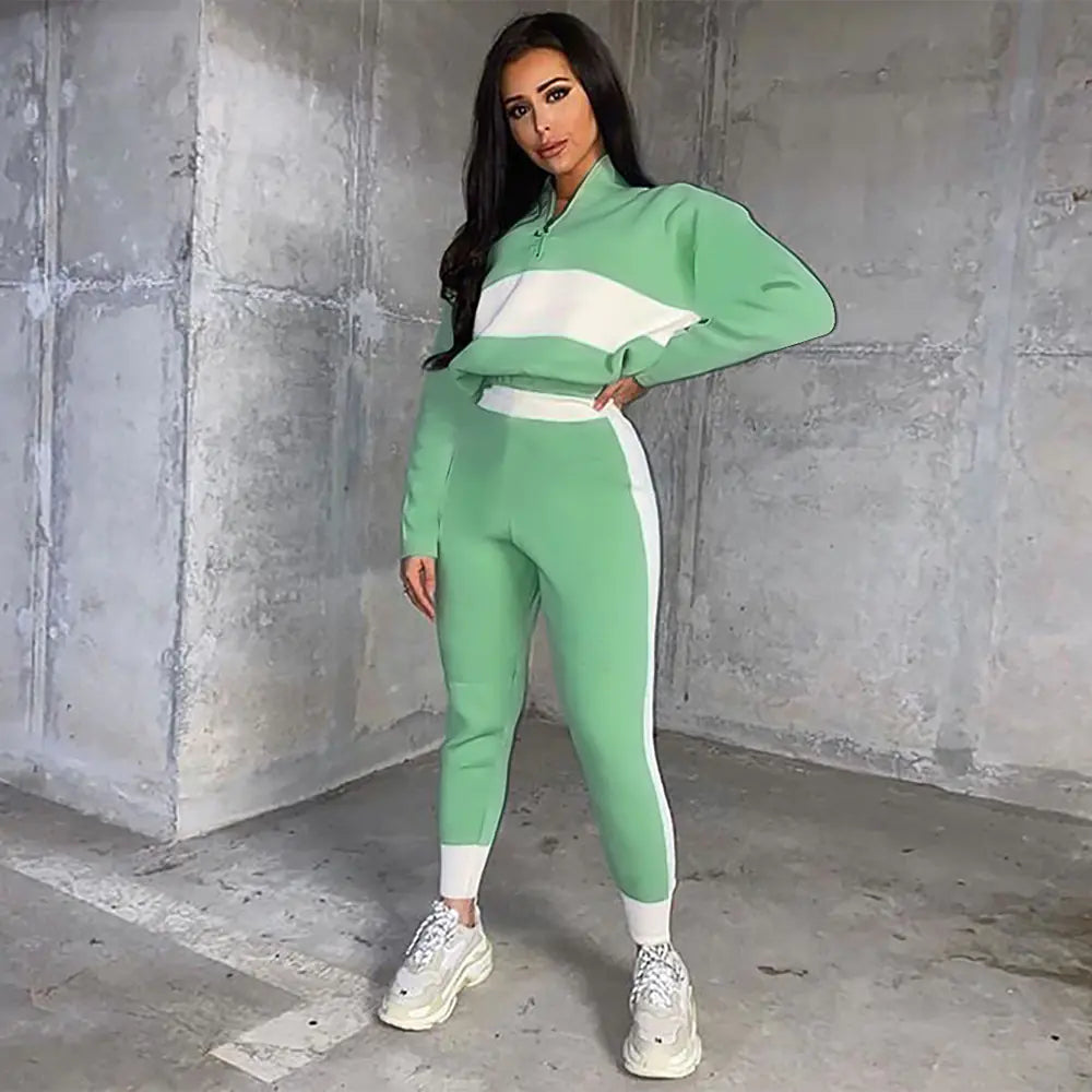Style Loft Collection Pleasure Principle Crop Top Sport Set