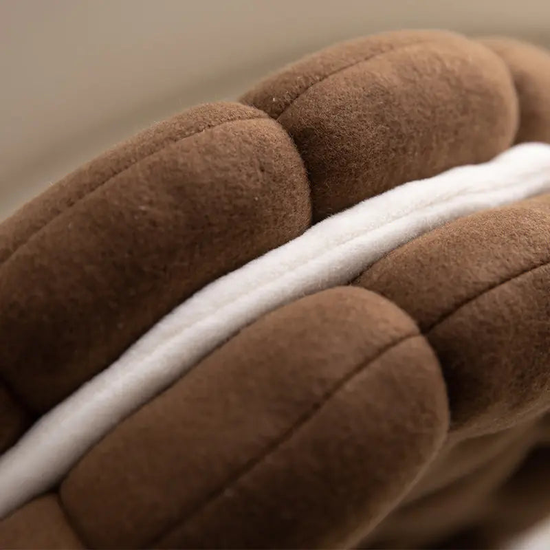 Style Loft Collection Plush Biscuit Cushions
