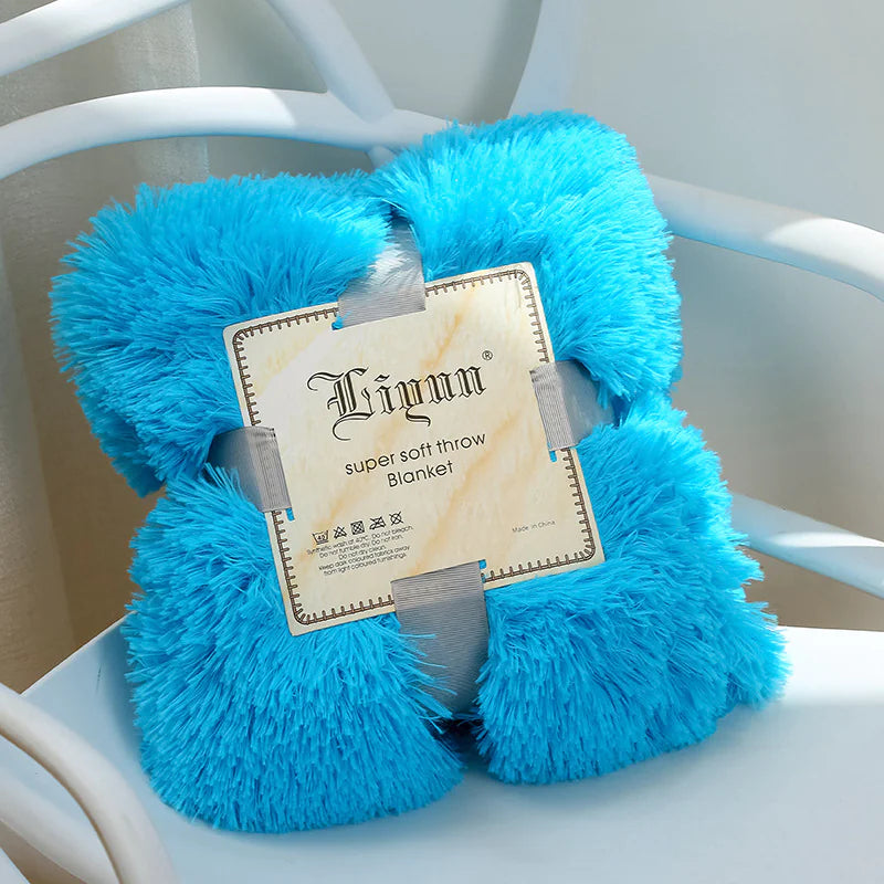 Style Loft Collection Super Soft Coral Fleece Cozying Blanket