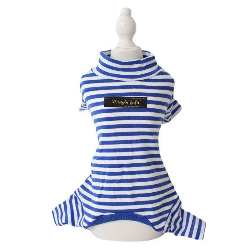 Cotton Eight-color Striped Pet Leggings
