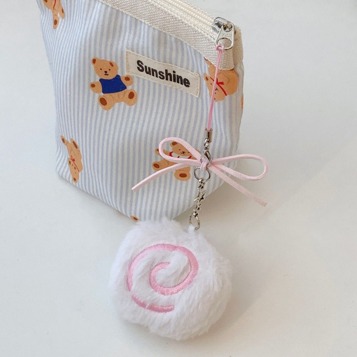 Cute Fish Board Plush Doll Keychain