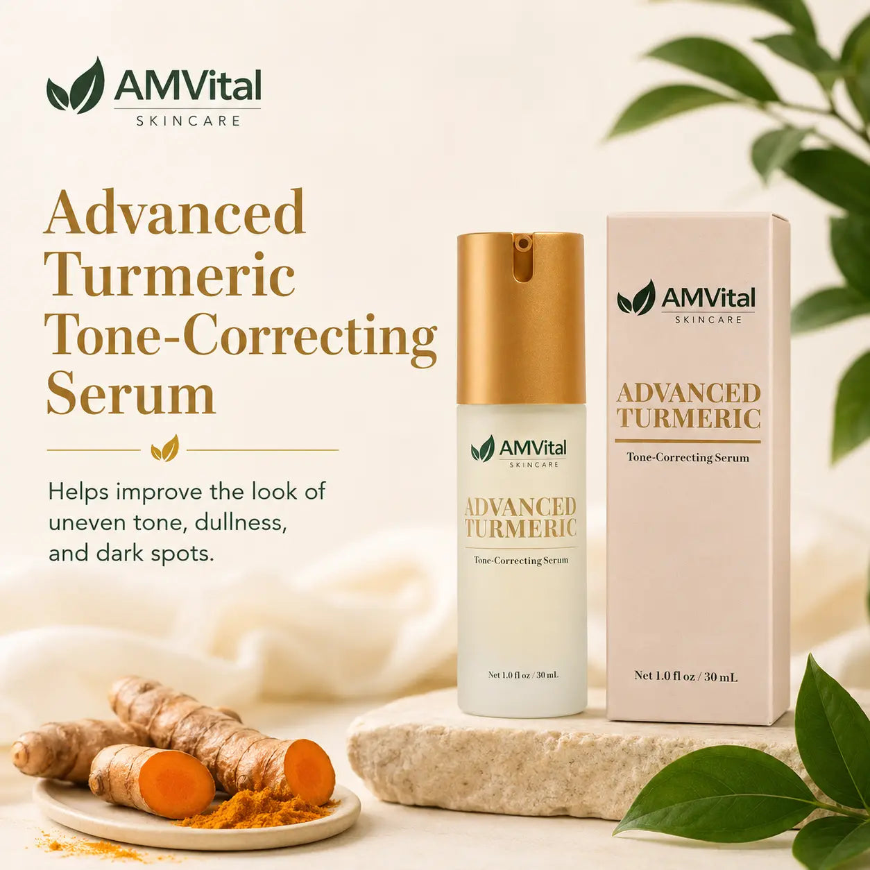 AMVital Advanced Turmeric Tone-Correcting Serum
