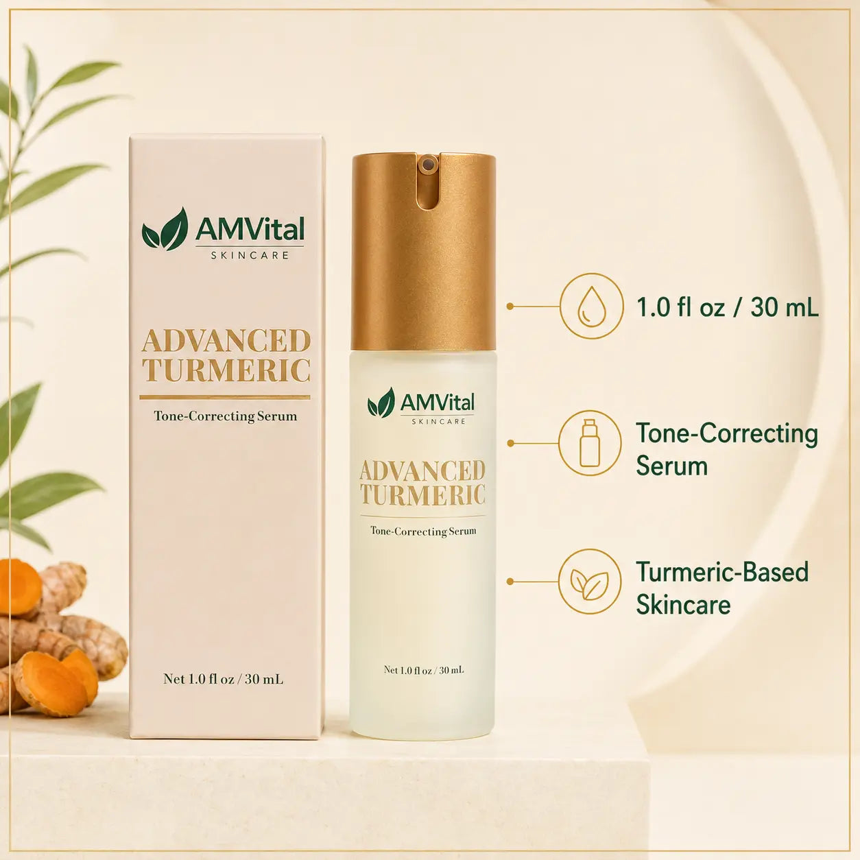 AMVital Advanced Turmeric Tone-Correcting Serum